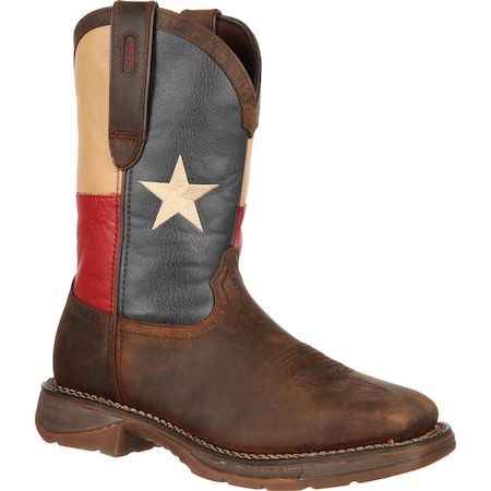 Rebel Steel Toe Texas Flag Western Boot,13W